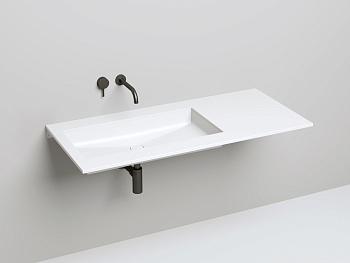 Раковина из искусственного камня S-Stone Salini MAREA 1802210M 70х40 встраиваемая цвет белый без отверстий под смеситель